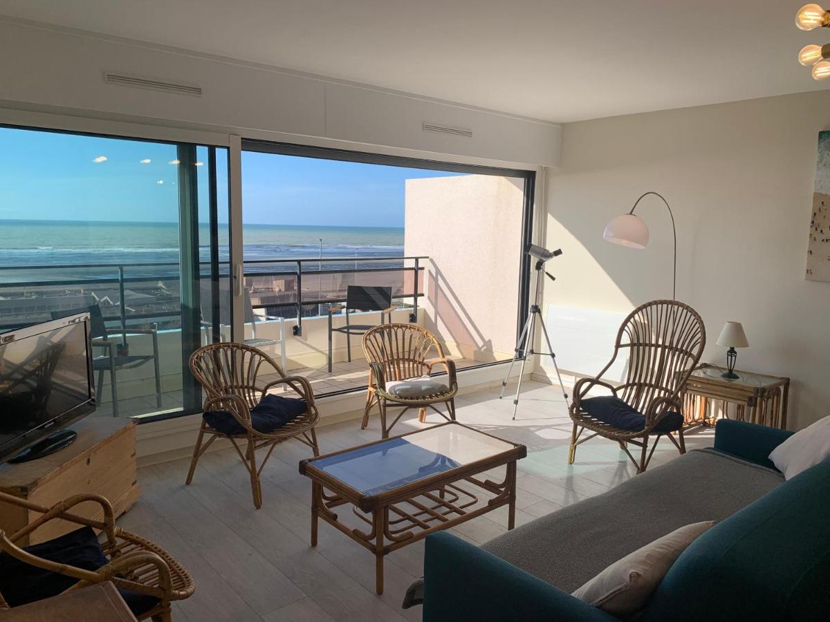 Appt Traversant Vu Mer Et Dunes Avec Garage Le Touquet Exterior foto