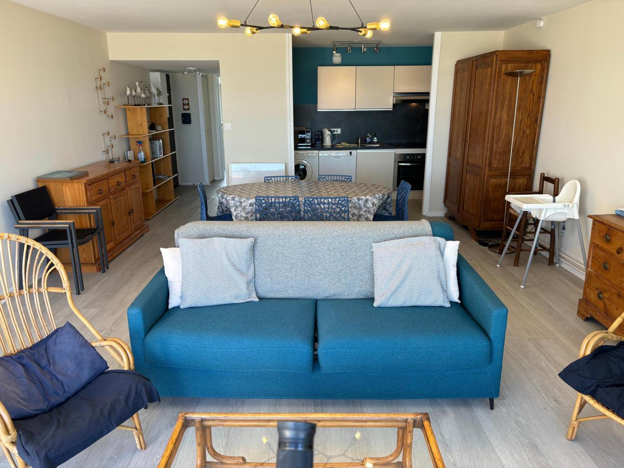 Appt Traversant Vu Mer Et Dunes Avec Garage Le Touquet Exterior foto